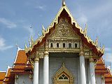 Bangkok 02 03 Wat Benchamabophit Marble Wat Student Photo